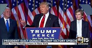 FULL: President-Elect Donald Trump Victory Speech - Election night 2016