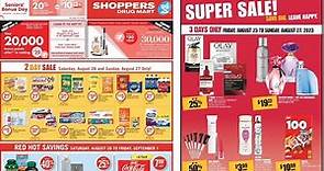 Shoppers Drug Mart Flyer Canada 🇨🇦 | August 26 - September 1