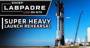 SpaceX Super Heavy IFT2 Full Launch Rehearsal At Starbase
