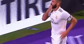 Benzema scores the opening goal of our 2018 #RMTour!