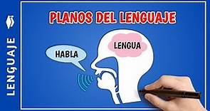 📘 Cuáles son los PLANOS DEL LENGUAJE | Características de la lengua y el habla | Tema 7