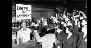 15th December 1933: 21st Amendment ends prohibition in the USA