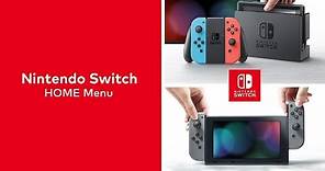 Nintendo Switch – HOME Menu