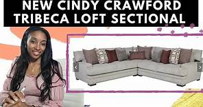 ROOMS TO GO, CINDY CRAWFORD HOME COLLECTION-TRIBECA LOFT 3PC SECTIONAL COUCH REVIEW- ATLANTA GA