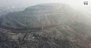 Ghazipur landfill mountain will be taller than the Taj Mahal