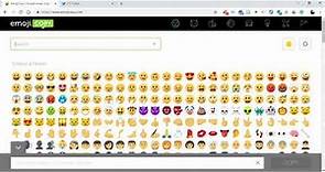 Emojicopy.com - easily find and copy emojis