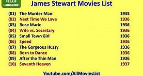 James Stewart Movies List