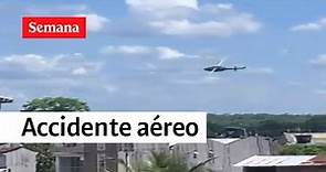 Cayó un helicóptero del Ejército en zona urbana de Quibdó, Chocó | Semana noticias
