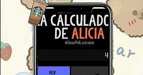 Tutorial de la calculadora Alicia
