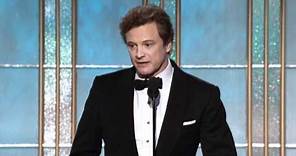 Colin Firth Wins Best Actor Motion Picture Drama - Golden Globes 2011