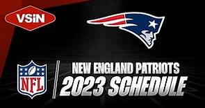 New England Patriots 2023 NFL Schedule Release | VSiN Tonight