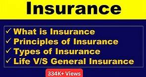 Insurance Explained-Definition of Insurance- Difference Between life and general insurance