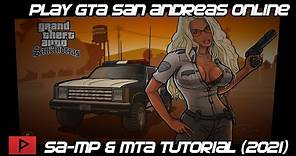 Play GTA San Andreas Online Using SA-MP or Multi Theft Auto Tutorial (2021)