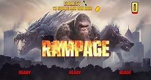 RAMPAGE ARCADE GAME (2018) - GAMEPLAY TEST WITH 3 PLAYERS