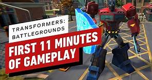 The First 11 Minutes of Transformers: Battlegrounds Gameplay