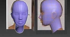 Class lecture: Autodesk 3ds Max 3D head modeling from box