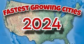 10 Fastest Growing states in The United States in 2024 ↗️