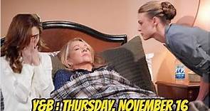 The Young and the Restless Spoilers: Thursday, November 16