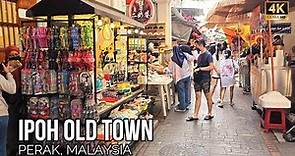 Ipoh Old Town Walking Tour: Step Back in Time | Perak, Malaysia | 4K