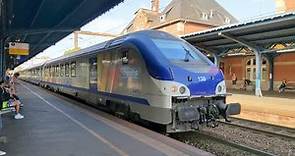 Arrivée d'un TER200 en gare de Colmar