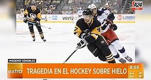 🚨 Un detenido por la muerte del jugador de hockey sobre hielo Adam Johnson