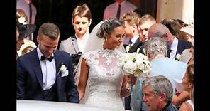 footballer Tom Cleverley marries TOWIE star Georgina Dorsett in celebrity-packed wedding