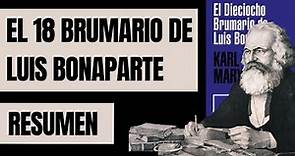 El 18 Brumario de Luis Bonaparte, Karl Marx RESUMEN | Verso Crítico