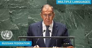 🇷🇺 Russian Federation - Minister for Foreign Affairs Addresses UN General Debate, 78th Session