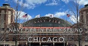 [4K] Downtown Chicago, IL US - Navy Pier in early spring: How to find a cheap parking spot