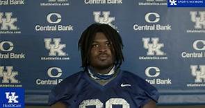 Live Now: Kenneth Horsey Post-Practice - Kentucky Football