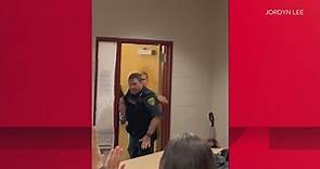 Cellphone video shows officers enter classroom after reports of shooter at Heights HS