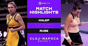 Simona Halep vs. Elena-Gabriela Ruse | 2021 Cluj-Napoca Round 1 | WTA Match Highlights