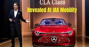 Mercedes Benz CLA Class Concept Reveal at IAA Mobility 2023