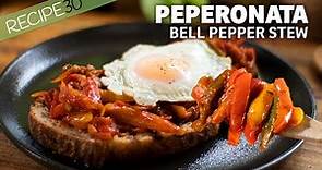 Peperonata, a Simple Bell Pepper Stew Italians Love!