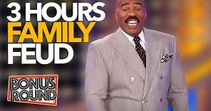 Steve Harvey Family Feud | 3 Hours Of the Best Moments