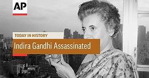 Indira Gandhi Assassinated - 1984 | Today in History | 31 Oct 16