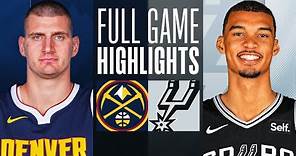 NUGGETS at SPURS | FULL GAME HIGHLIGHTS | April 12, 2024