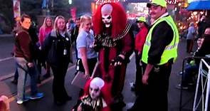 Six Flags Great America Fright Fest 2013 Clowns Actores