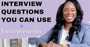 Entrepreneur HR Series #1: Interview Questions for ENTREPRENEURS & SMALL BUSINESS OWNERS