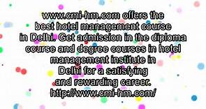 Hotel management Institute in Delhi