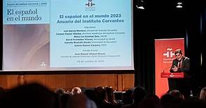 Presentación de «El español en el mundo 2023. Anuario del Instituto Cervantes»