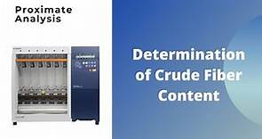 Determination of Crude Fiber Content