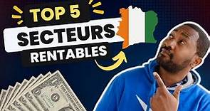 Investir en Côte d'Ivoire 🇨🇮 : TOP 5 des SECTEURS rentables en 2023