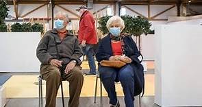 King Albert & Queen Paola Of Belgium Attend The COVID-19 Vaccination Center