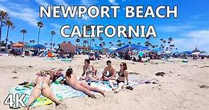 Newport Beach May 2022 - Walking Tour - Orange County Travel - California Beach USA - 4K