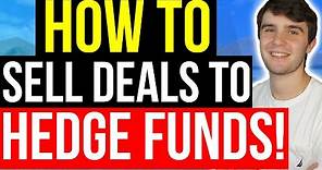 How to Find Hedge Fund Buyers | Wholesaling Real Estate