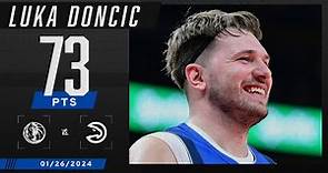 FOURTH MOST POINTS EVER 😱 LUKA DONCIC DROPS 73 IN WIN VS. HAWKS 👀 | NBA on ESPN