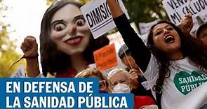 Así fue la masiva manifestación en defensa de la sanidad pública en Madrid (13-11-2022) | EL PAÍS