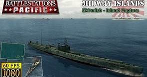 Battlestations: Pacific. Skirmish - Island capture "Midway Islands" (JP) [HD 1080p 60fps]