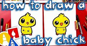 How To Draw A Cartoon Baby Chick